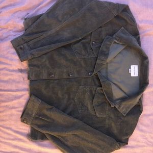 Green corduroy jacket